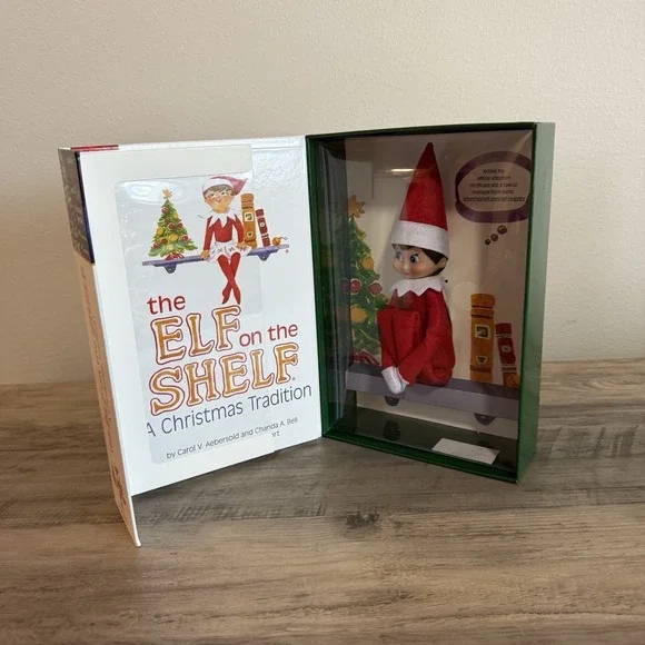 The Elf on the Shelf:  Light Tone Girl  Includes Doll & Book Christmas Tradition - Picture 4 of 16